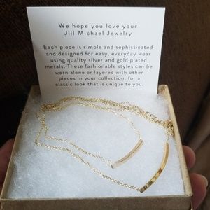 Jill Michael gold necklace